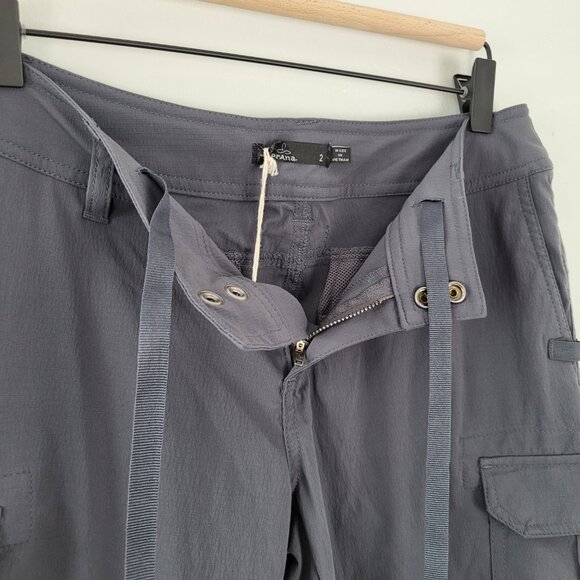 Prana Sage Jogger Ripstop Cargo Pants Stretch Gray Size 2 NWT - Picture 10 of 14